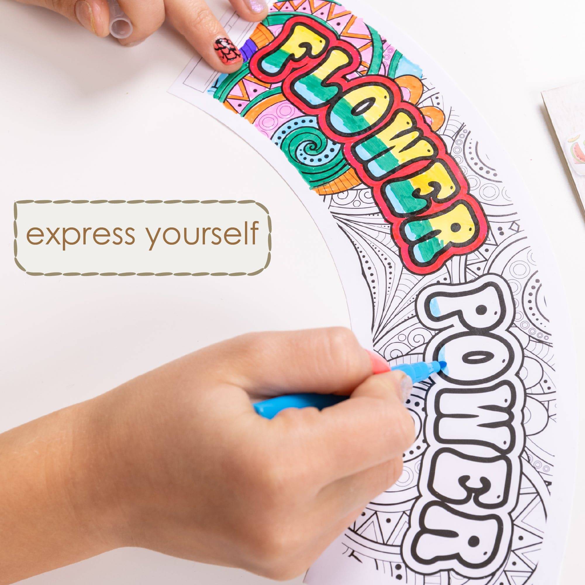 Doodling Pots Flower Garden Growing - Craft Kit - Hapinest