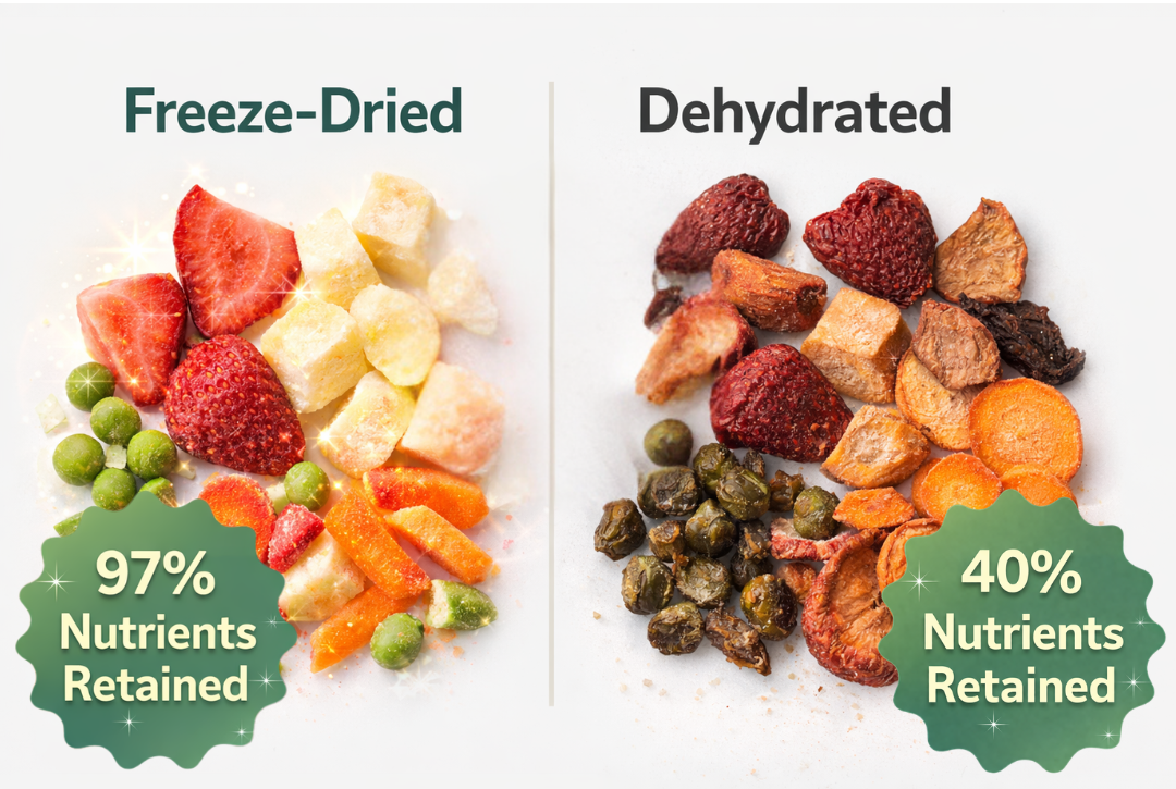What’s the Difference Between Freeze-Dried and Dehydrated Snacks?