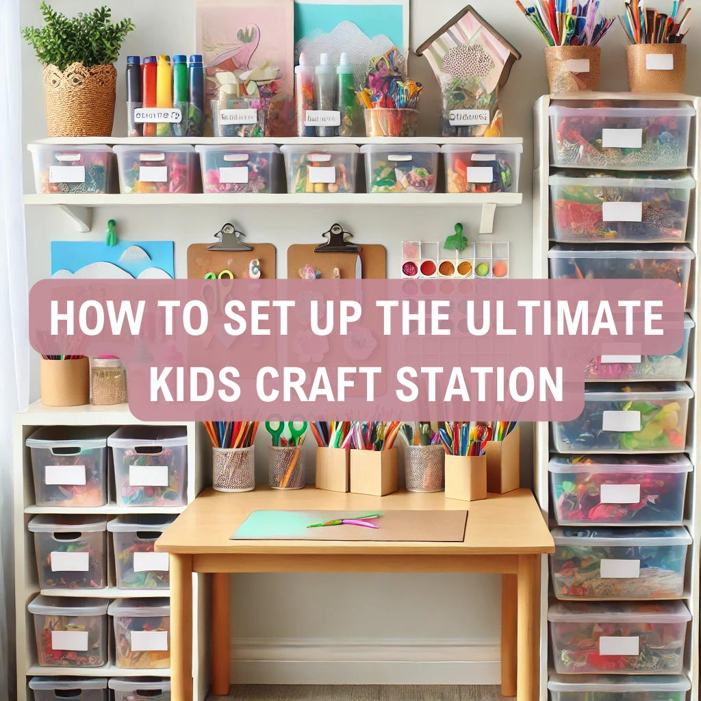 How to Set Up the Ultimate Kids Craft Station