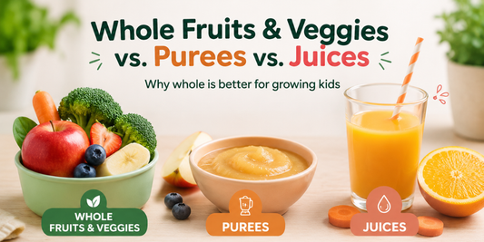 Whole Fruits and Veggies vs Purees and Juices
