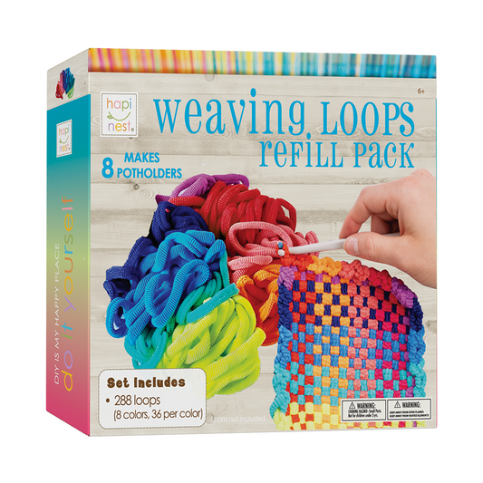 DIY Potholders Weaving Loops Refill Pack (288 Pieces)