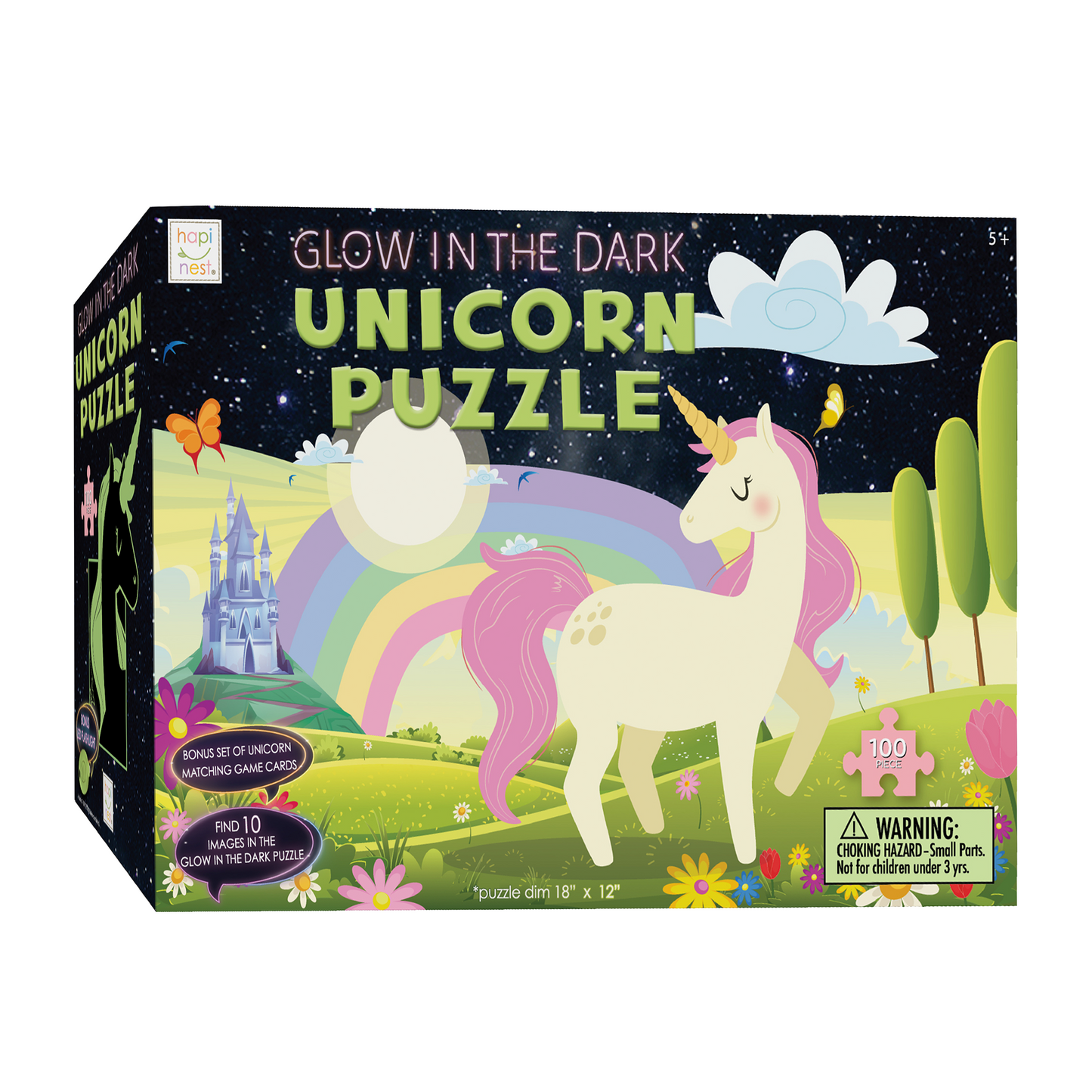 Glow in the Dark - Unicorn Jigsaw Puzzle (100 Pieces)