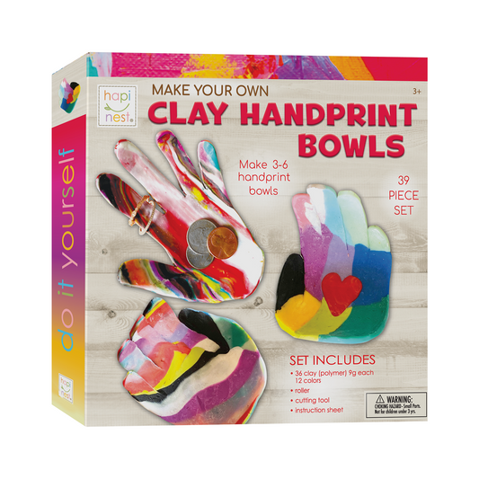 DIY Clay Handprint Bowls - Craft Kit