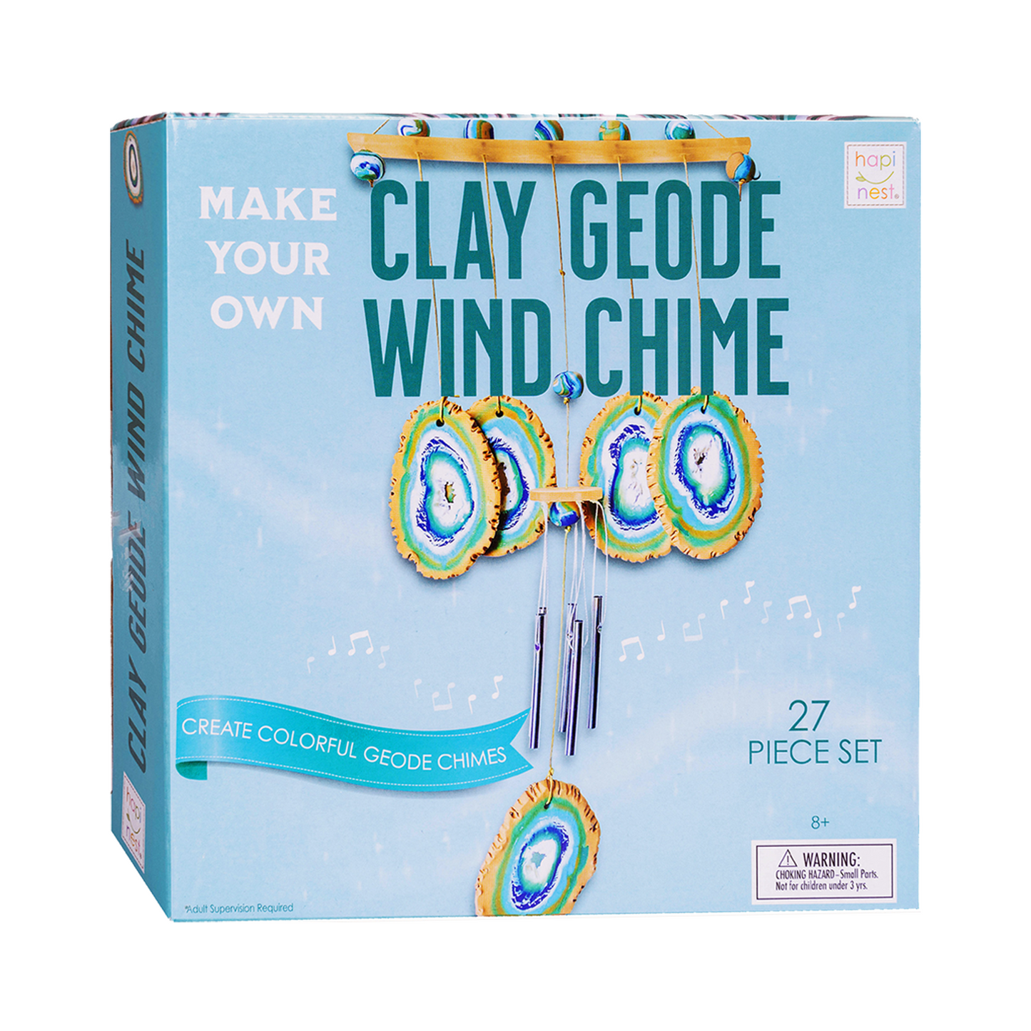 DIY Clay Geode Wind Chime - Craft Kit