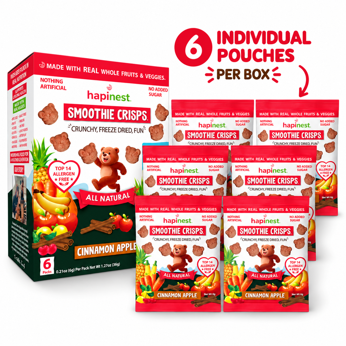 Variety Pack - Hapinest | Freeze Dried Fruits & Veggies