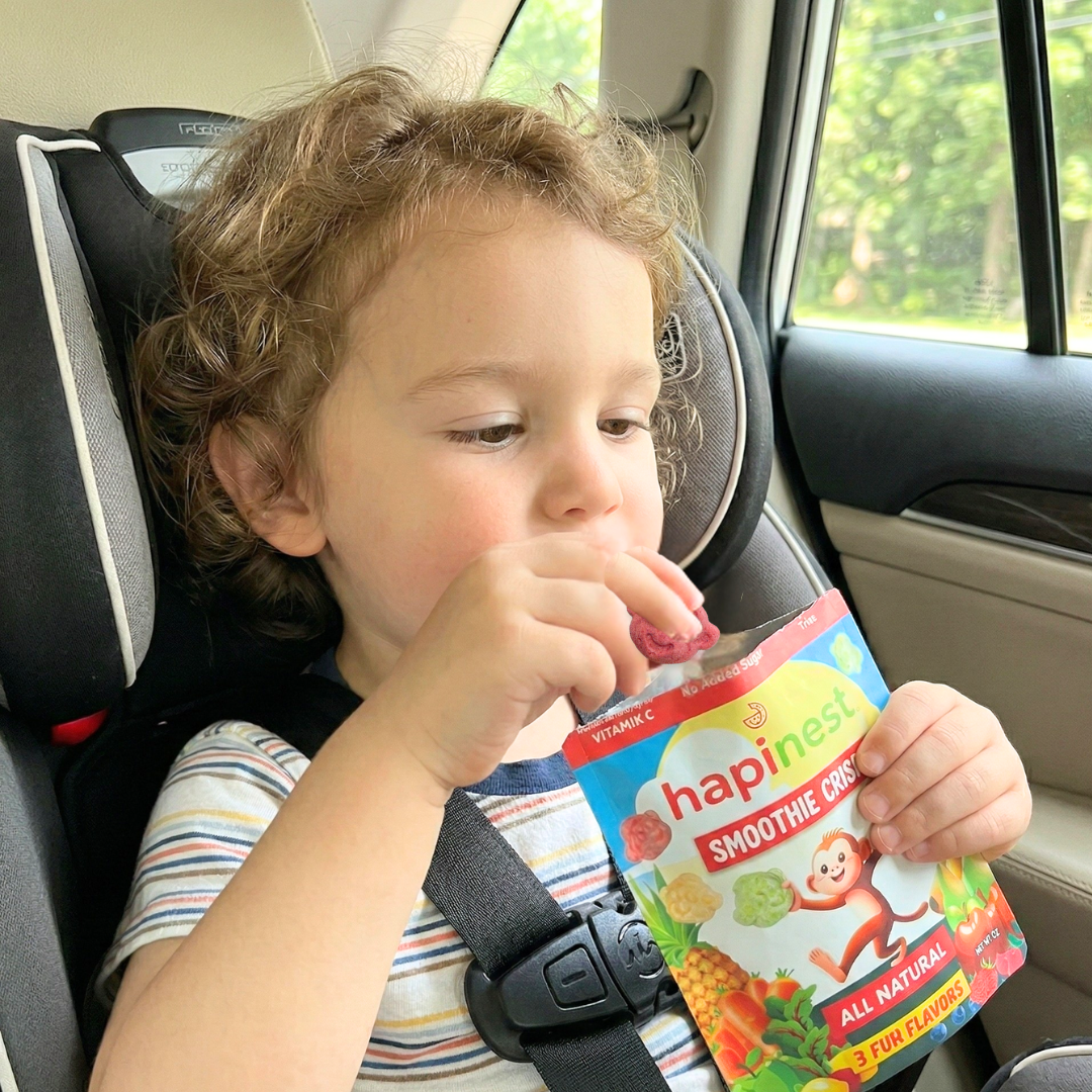 Hapinest Smoothie Crisps Snack for Car Rides