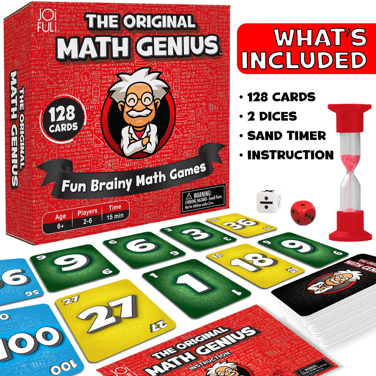 Original Math Genius Card Game