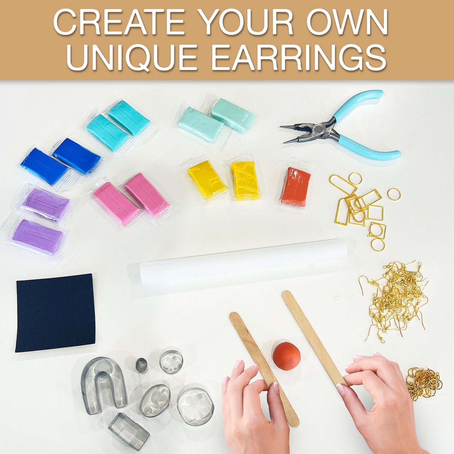 DIY Clay Earrings - Craft Kit