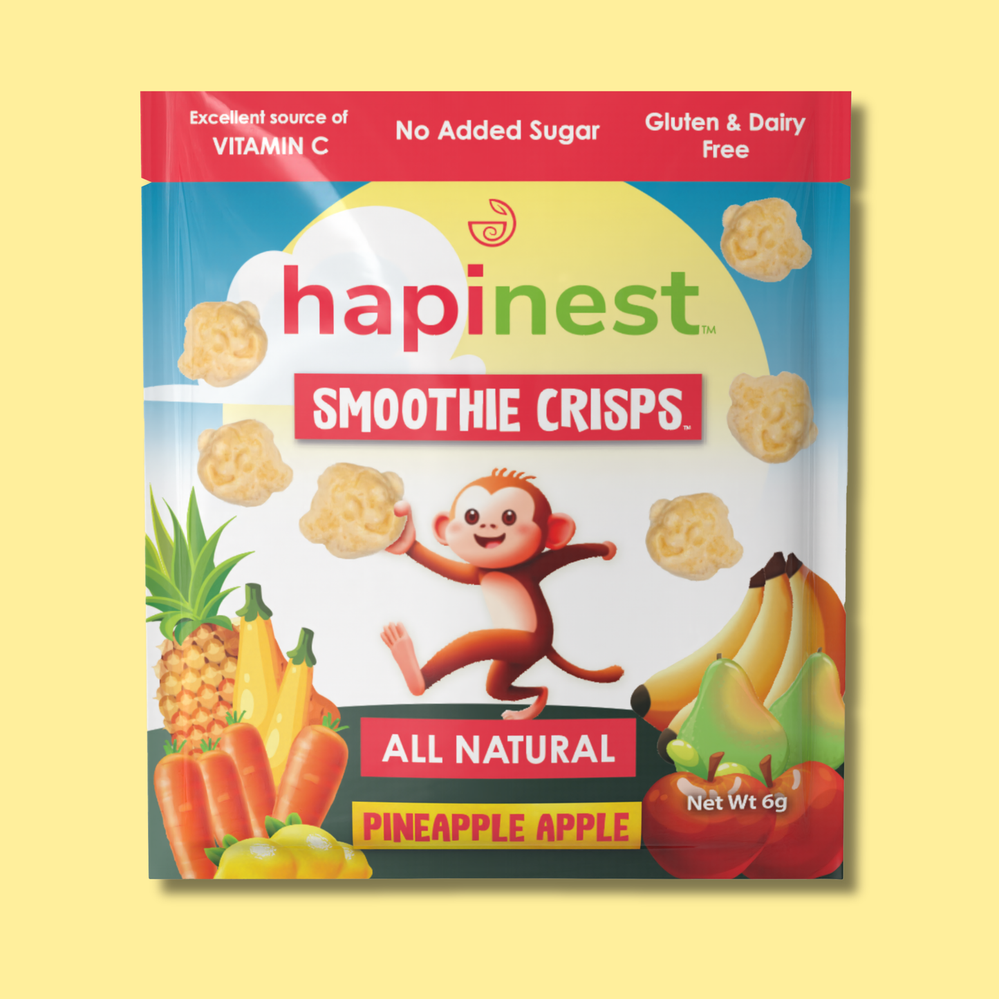 Pineapple Apple - Hapinest | Freeze Dried Fruits & Veggies