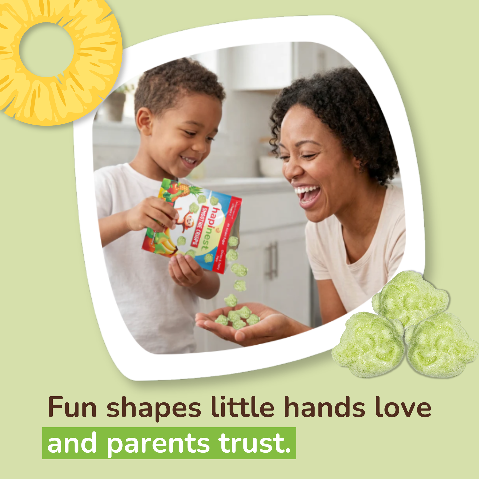Lemon Green Apple - Hapinest | Freeze Dried Fruits & Veggies