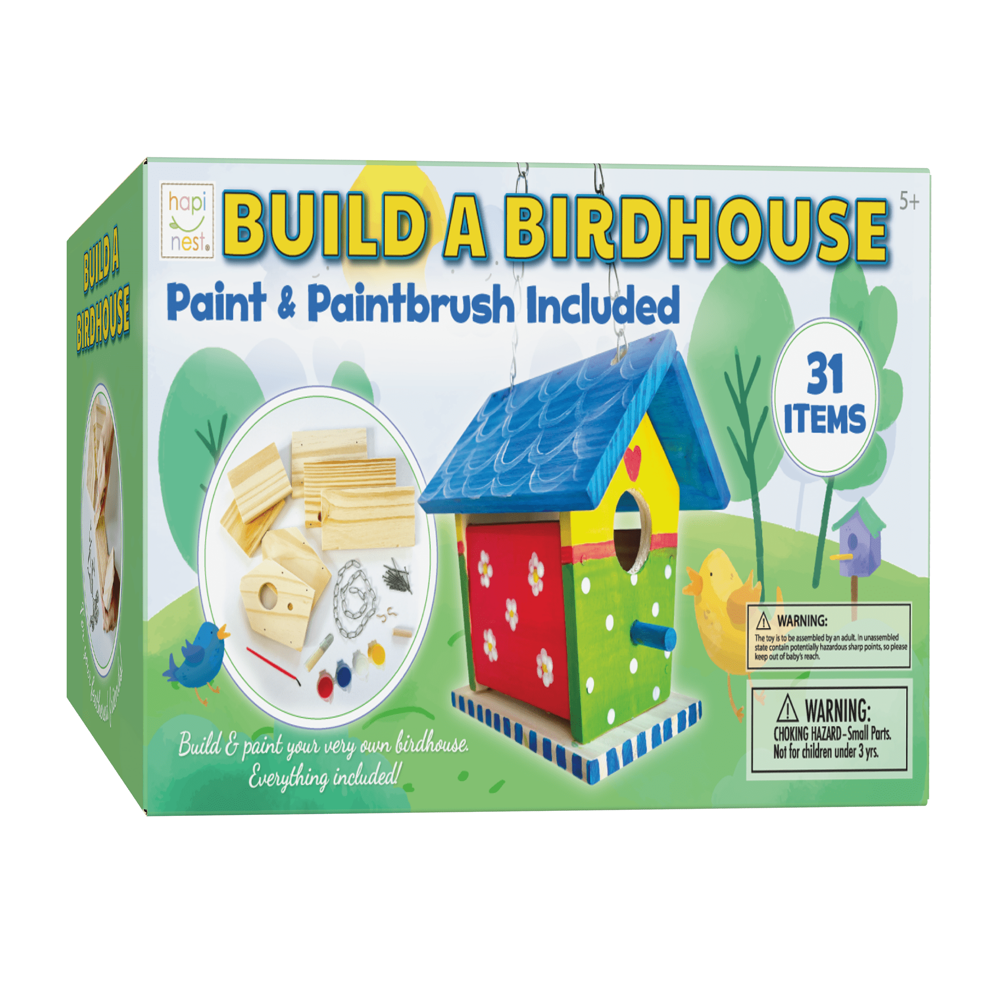 DIY Build A Birdhouse - Craft Kit - Hapinest