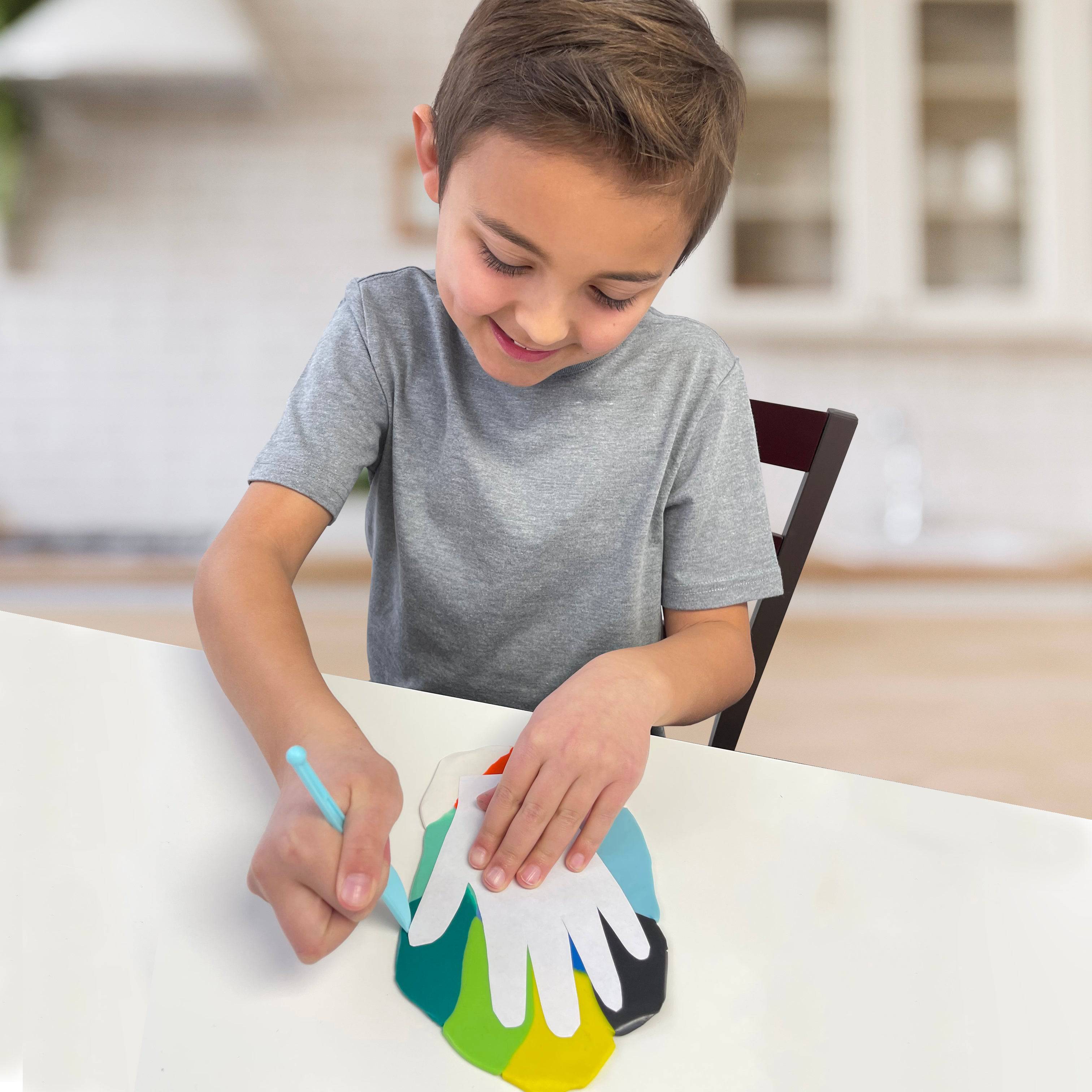 DIY Clay Handprint Bowls - Craft Kit - Hapinest