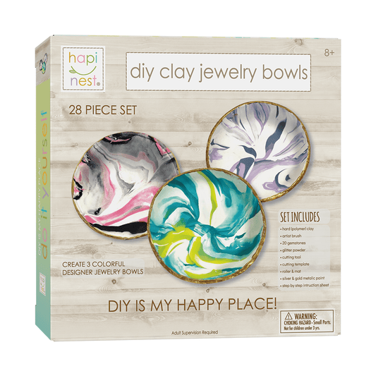 DIY Clay Jewelry Bowls - Craft Kit - Hapinest