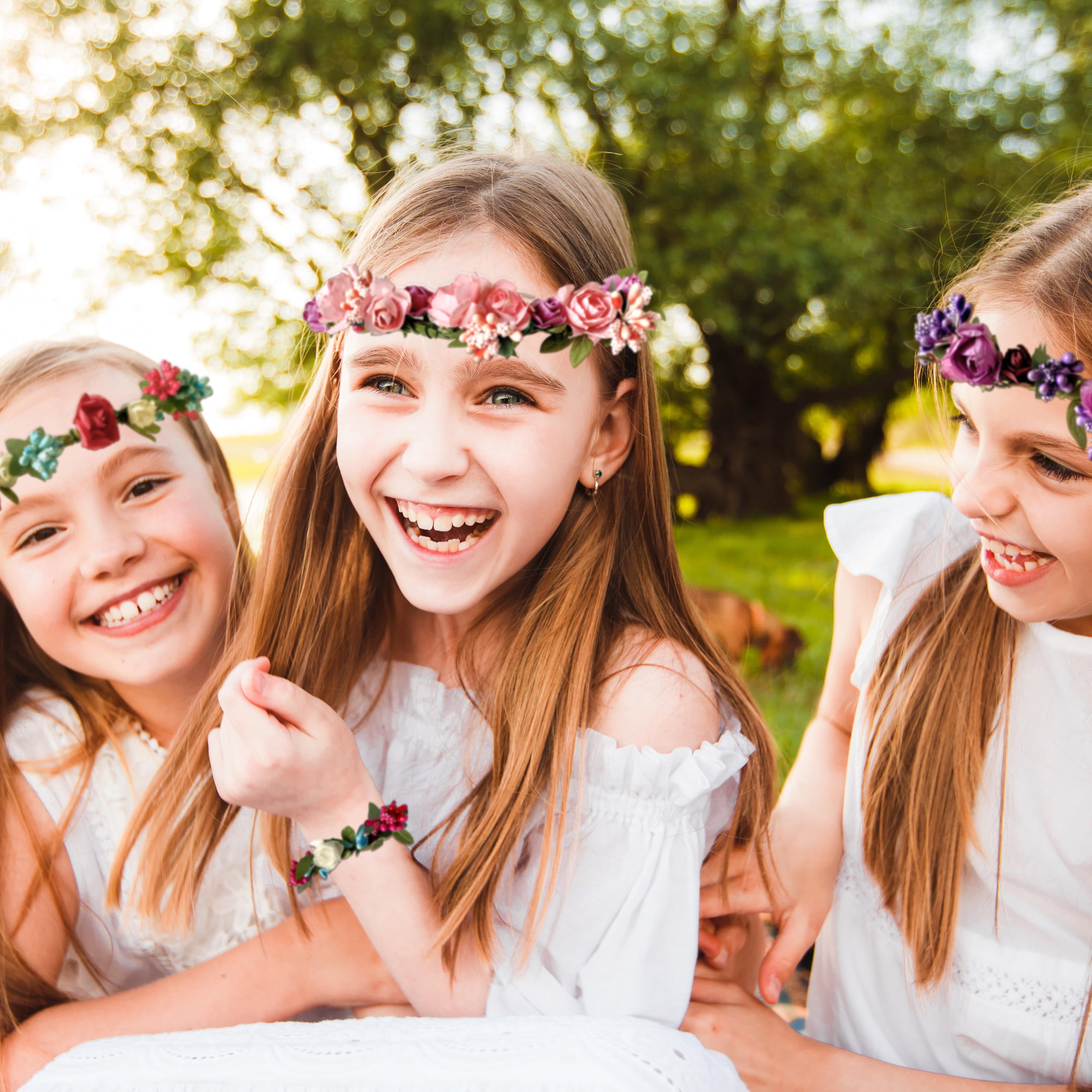 DIY Flower Crowns & Bracelets - Craft Kit - Hapinest