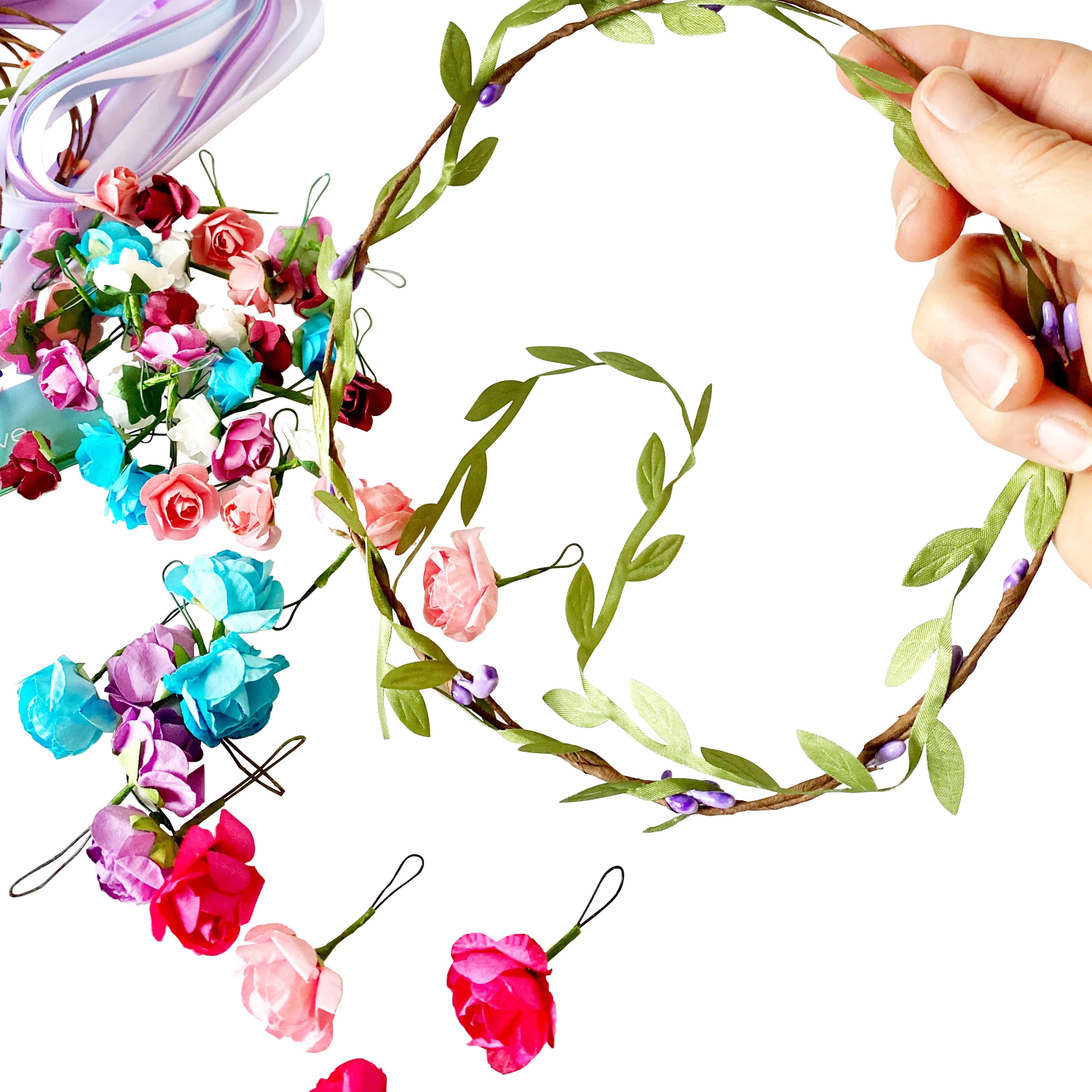 DIY Flower Crowns & Bracelets - Craft Kit - Hapinest