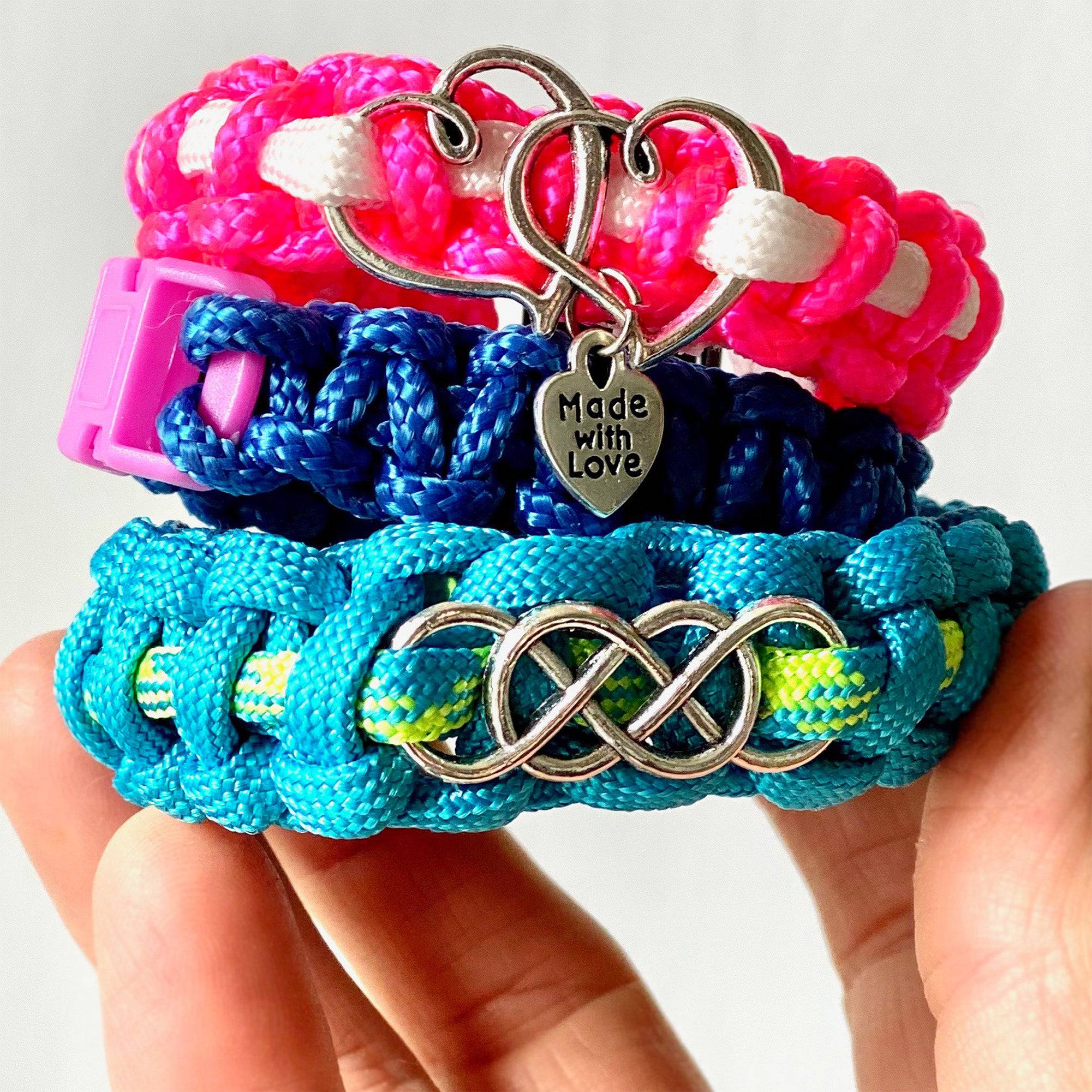 DIY Paracord Friendship Bracelets - Crafts Kit - Hapinest