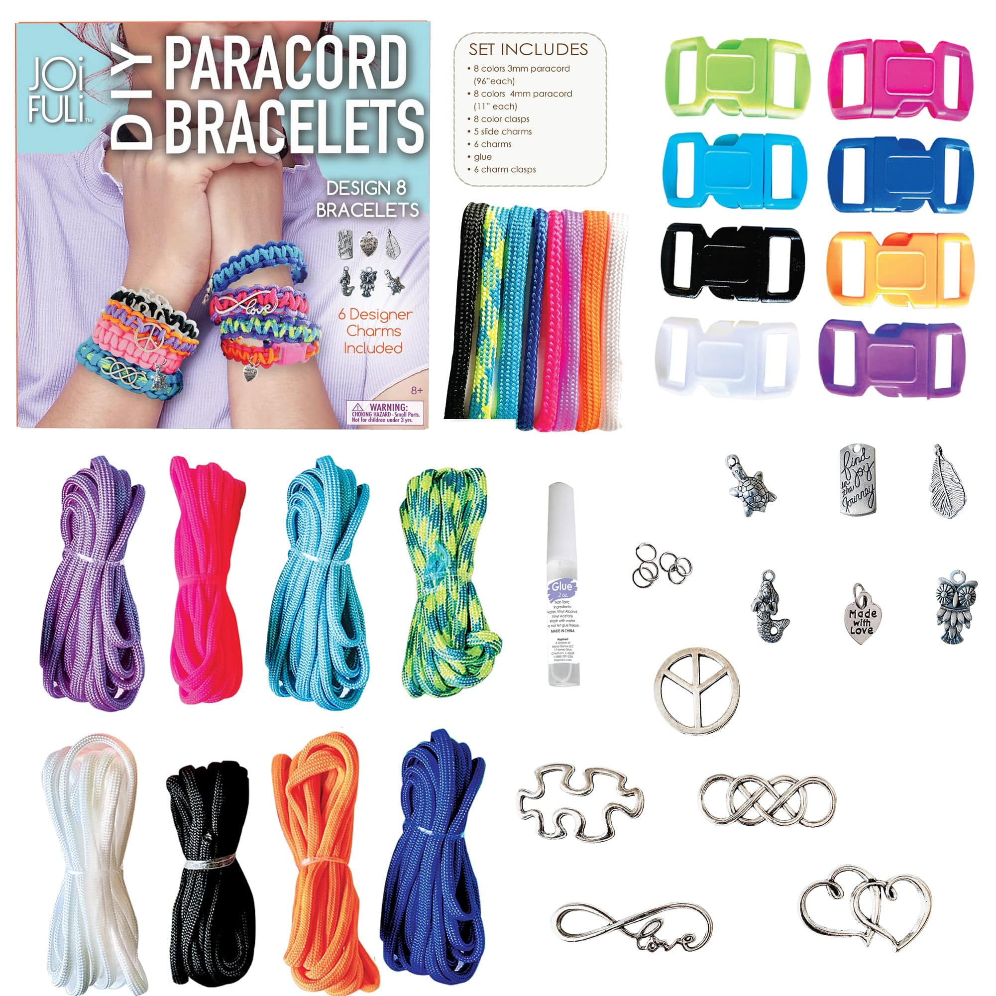 DIY Paracord Friendship Bracelets - Crafts Kit - Hapinest