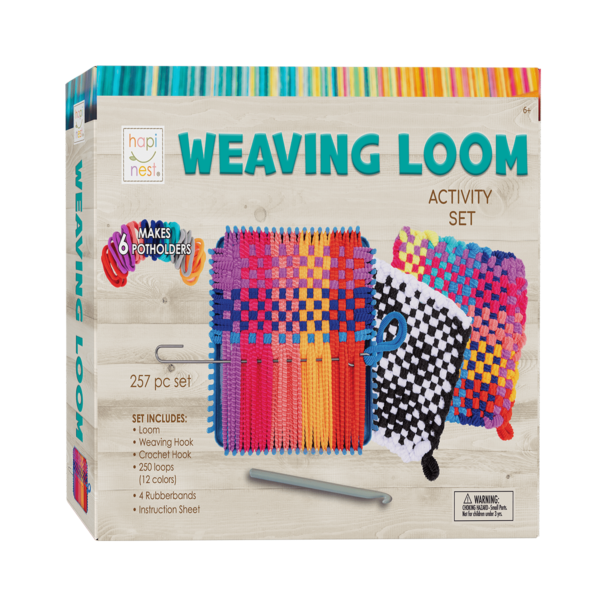 DIY Potholders Weaving Loom Kit (250 Loops) - Hapinest