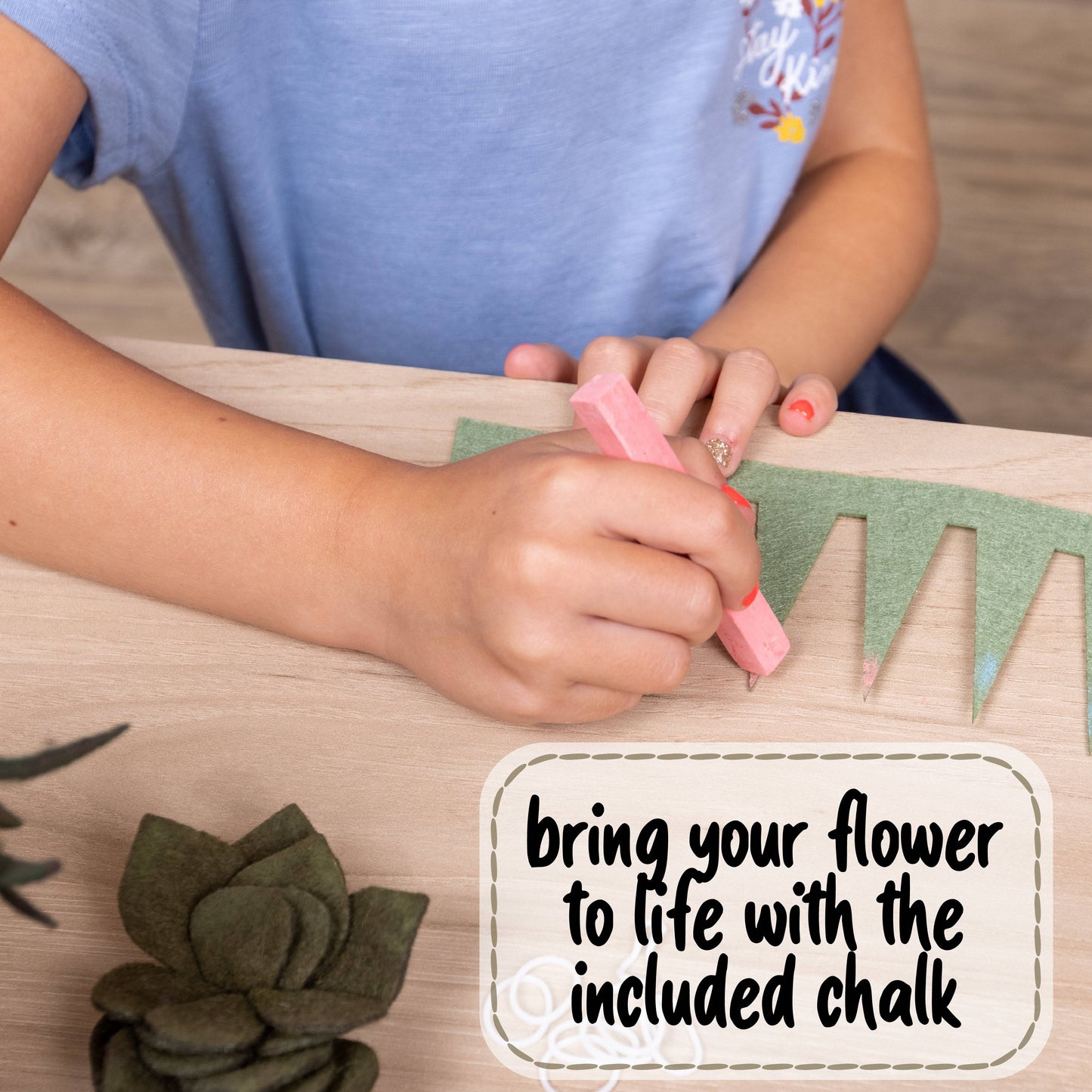 DIY Potted Felt Succulents - Craft Kit - Hapinest