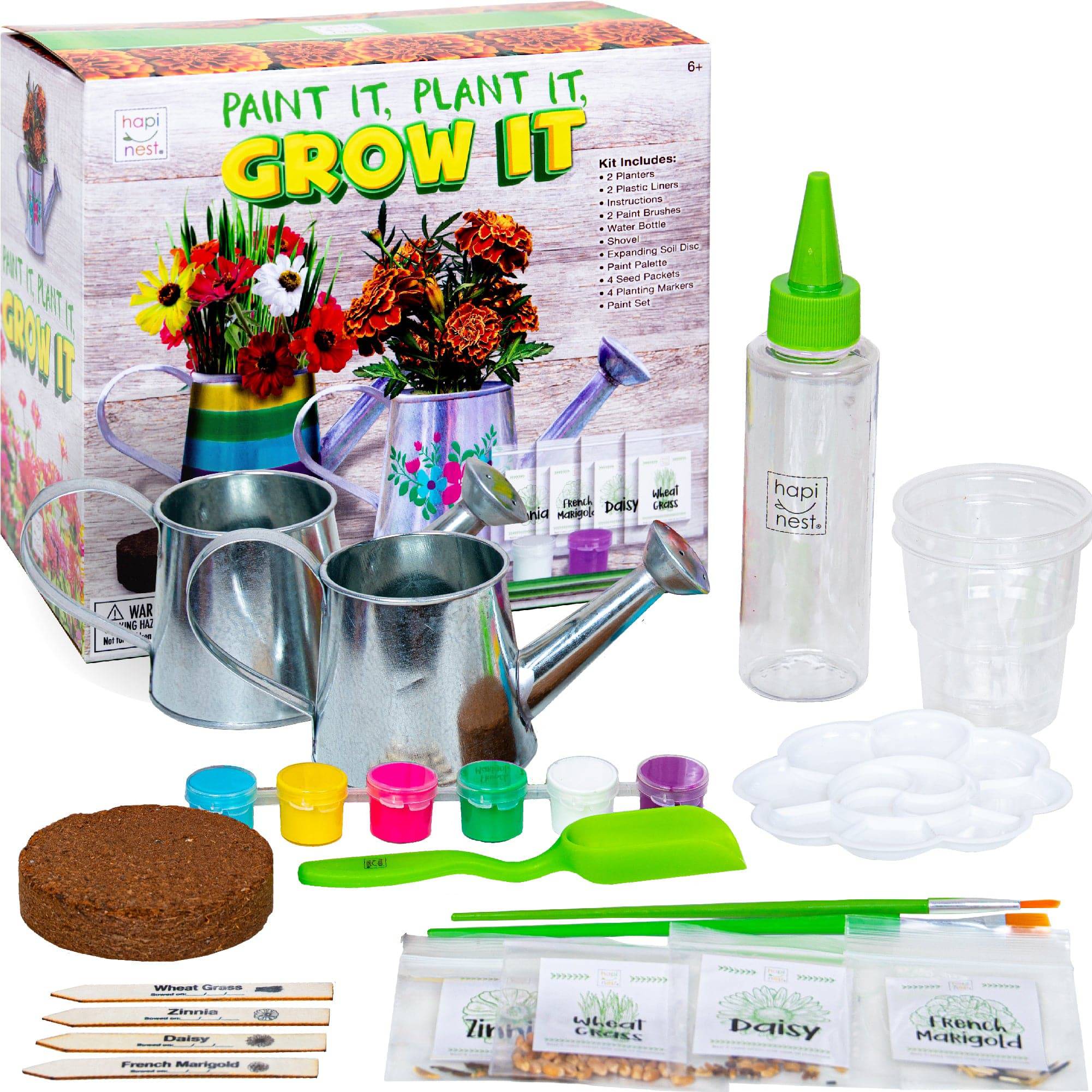 Grow & Paint Watering Can - Craft Kit - Hapinest