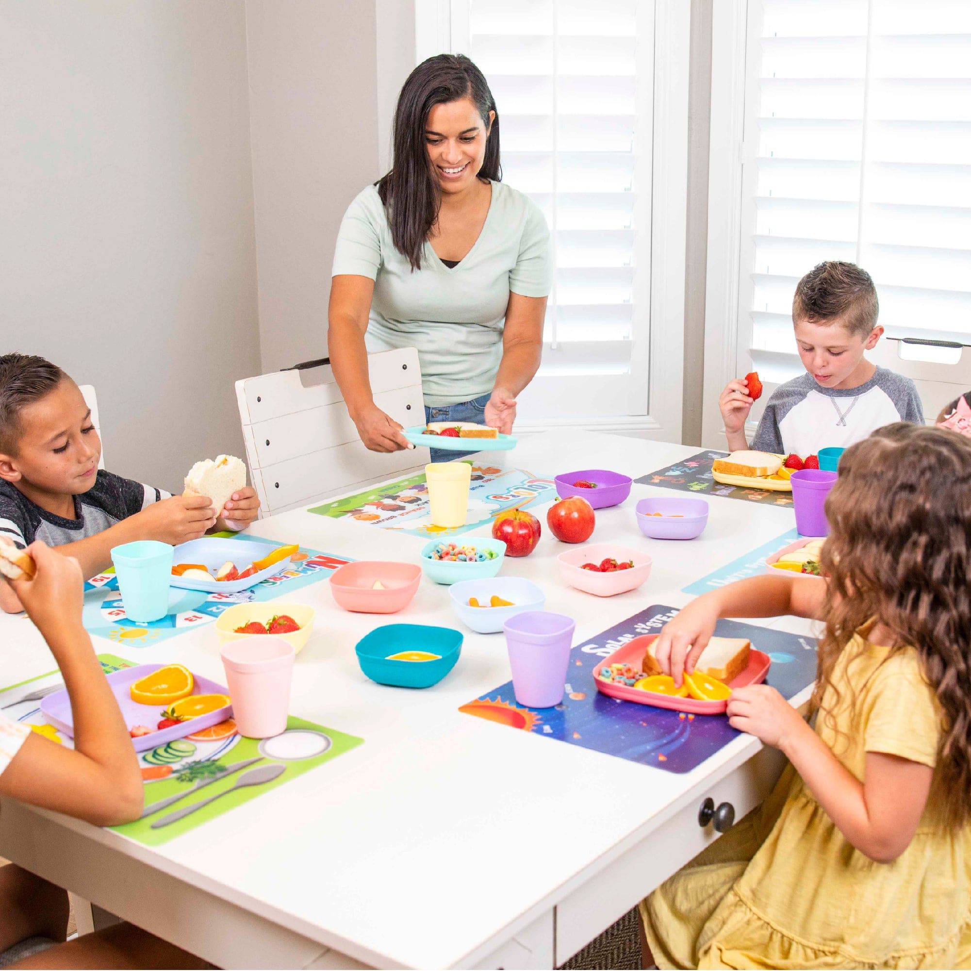 Reusable Educational Placemats (6 Pieces) - Hapinest