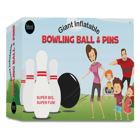 Giant Inflatable Bowling Ball & Pins - Hapinest