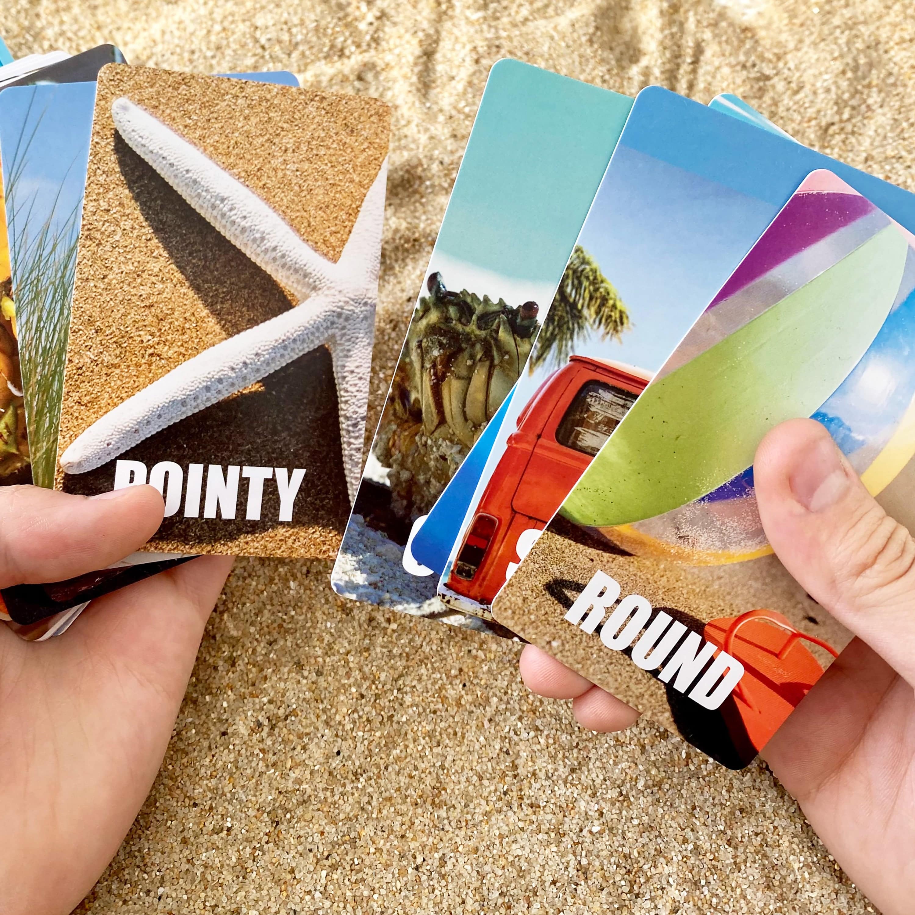 Find & Seek: Scavenger Hunt Card Game - Beach Edition - Hapinest