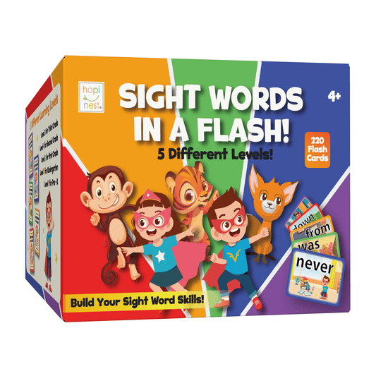 Sight Words - Flash Cards Set (Learning to Read) - Hapinest