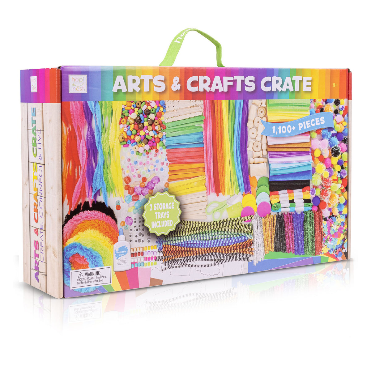 Ultimate kids arts and craft kit with storage container - Natsnest