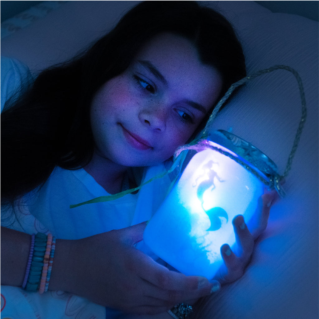  Mermaid Toy Lantern Night Light Craft Kit, Birthday
