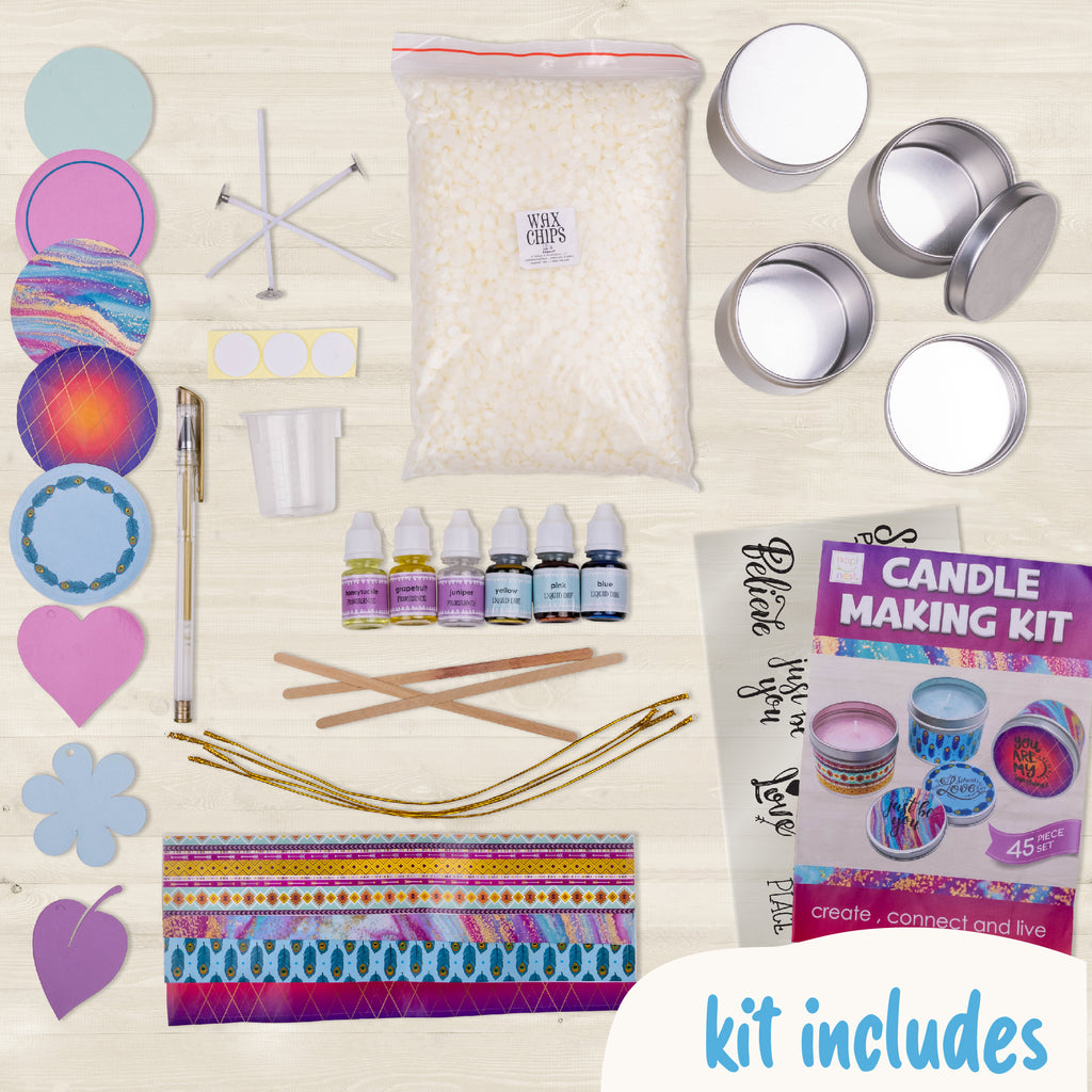CraftMaker Create Your Own Candles Kit - Craft Kits - Art + Craft - Adults  - Hinkler