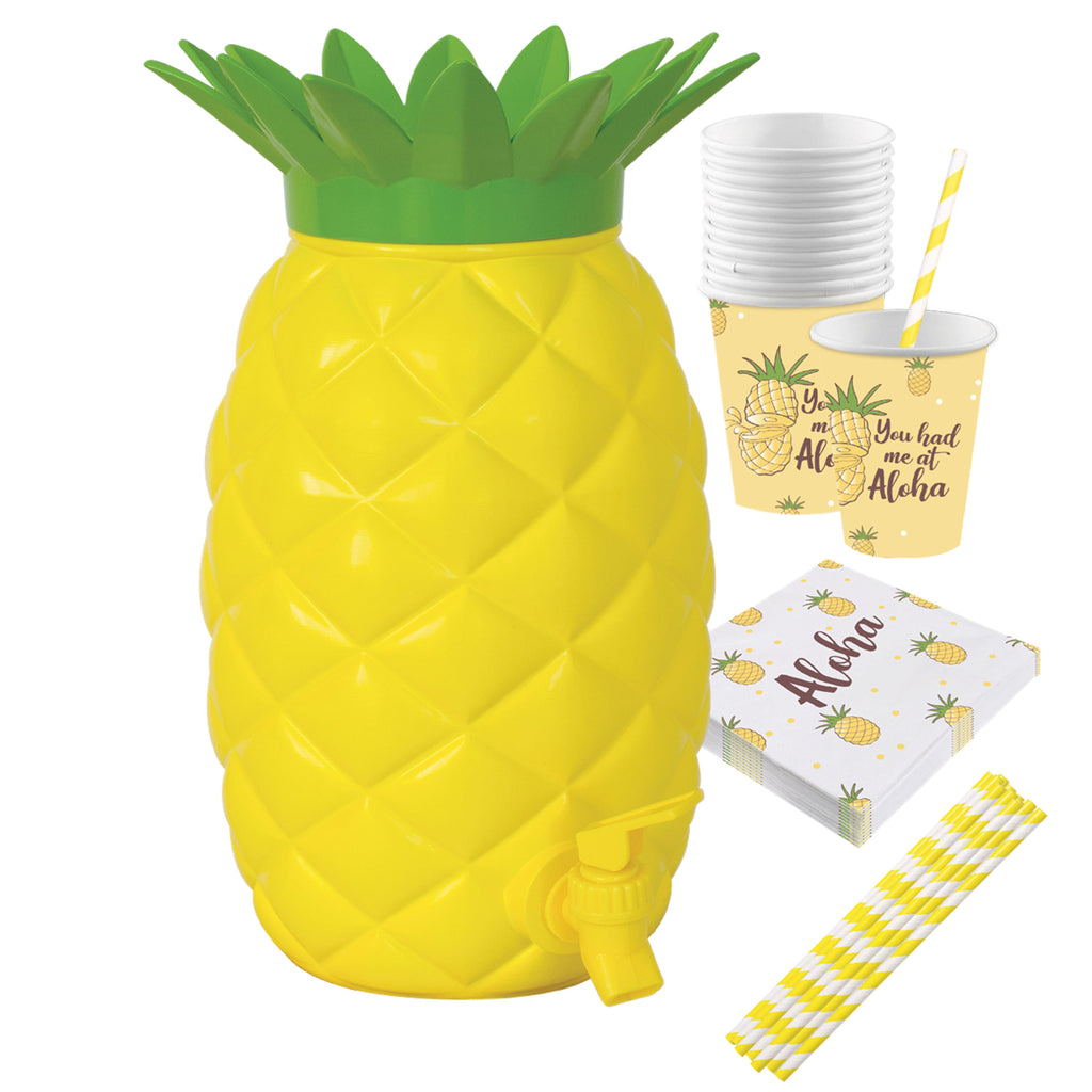 Pineapple-Shaped Drink Dispenser